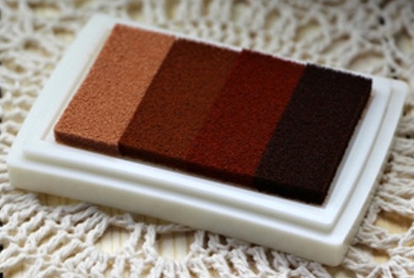 Razítkovací polštářky (odstíny hnědé)