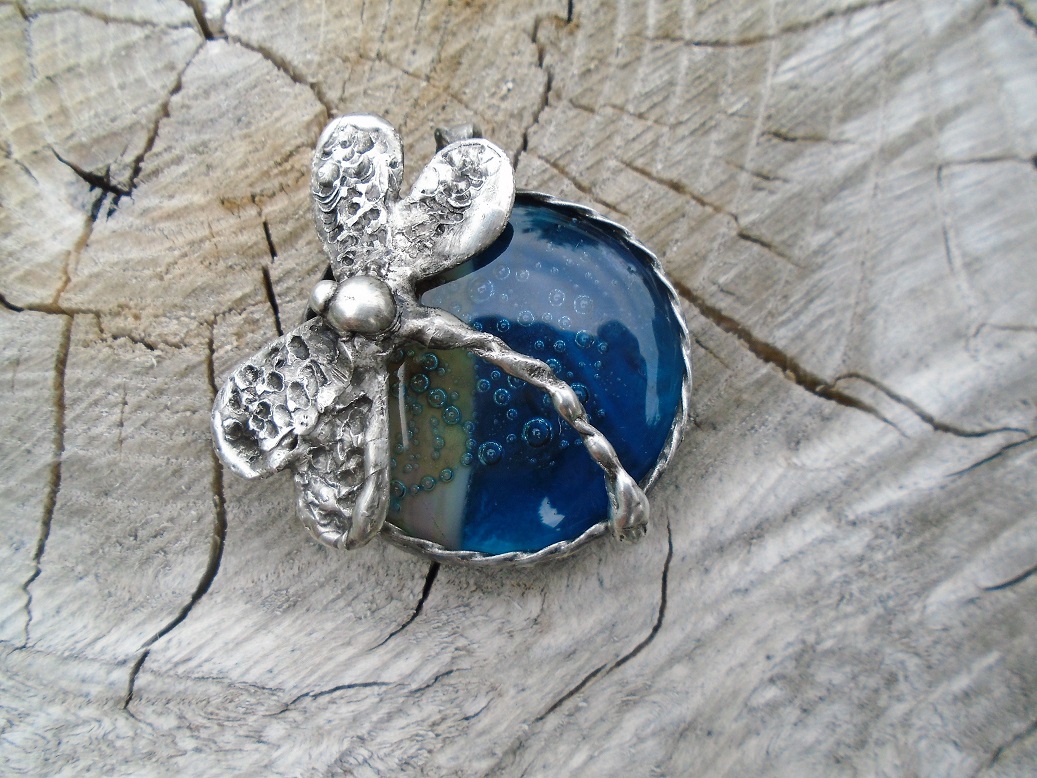 U vody - fusingové sklo 