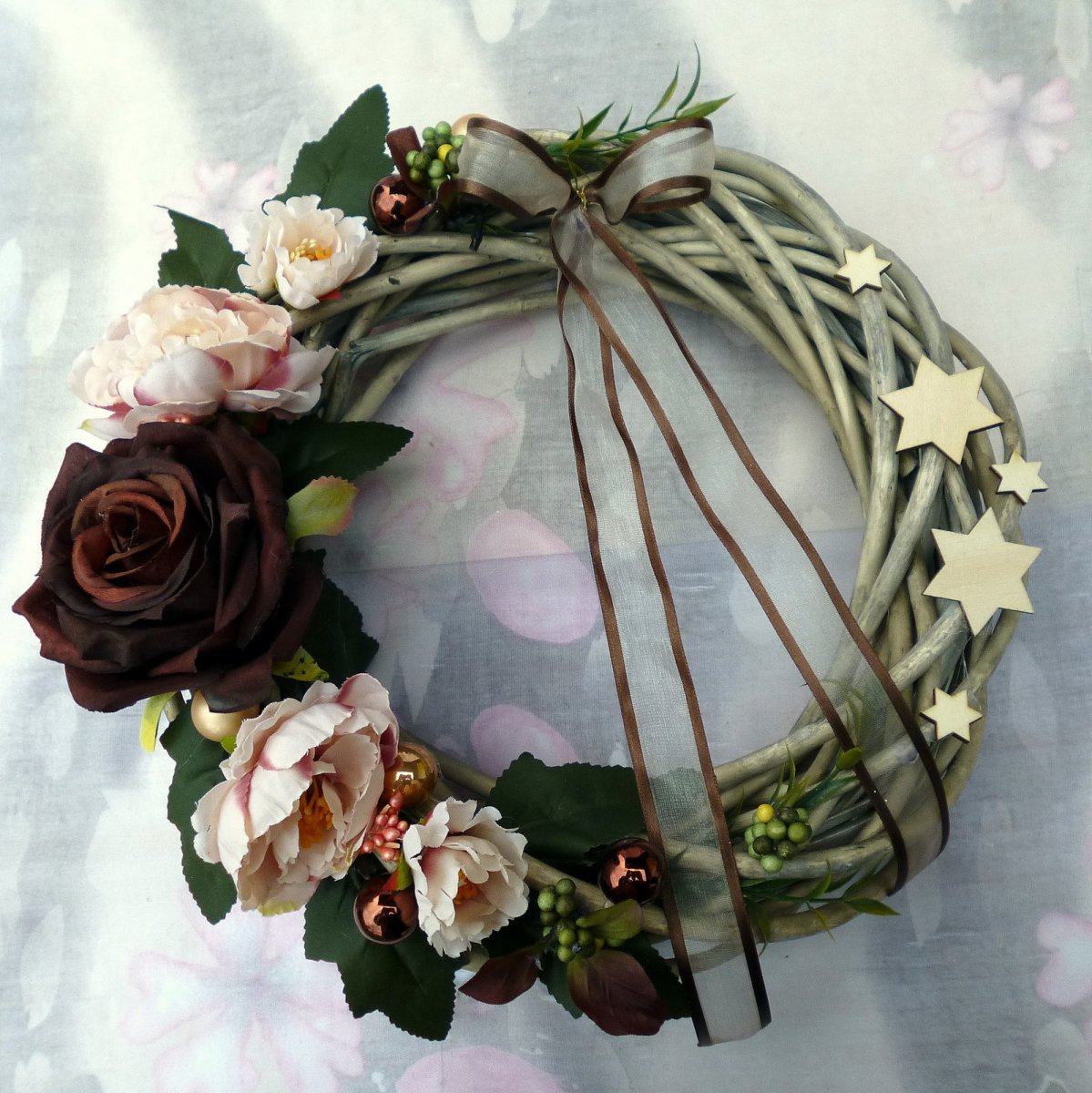 Pro lesní vílu_věnec na dveře