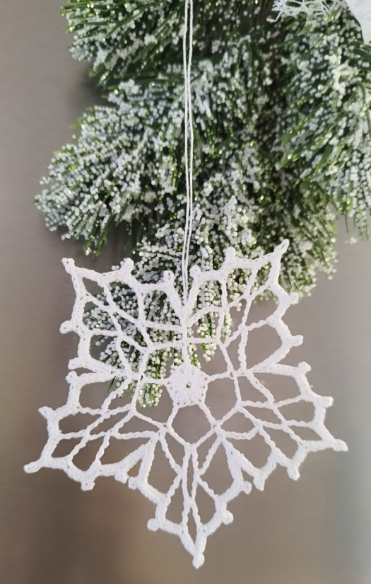 Vločka háčkovaná