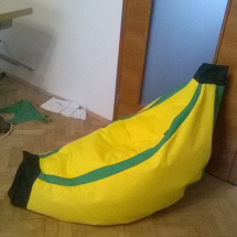 Sedací vak banán pro děti