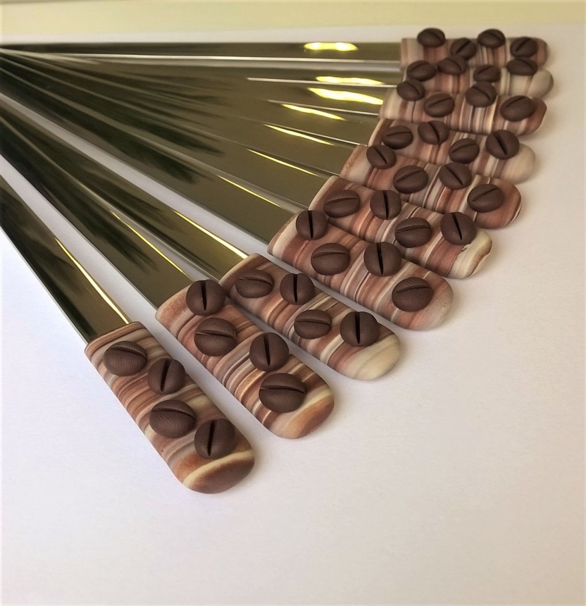 Latte lžičky- 22,5cm. Na kafíčko:) 