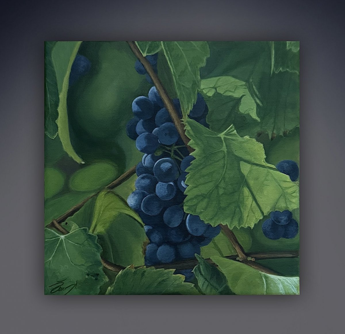 Hrozny, 20x20cm  - ⚠️ POZOR – OBRAZ JE NA VÝSTAVĚ