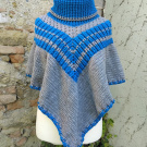 Pončo Blue
