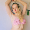 Háčkované bavlněné plavky na přání bikini