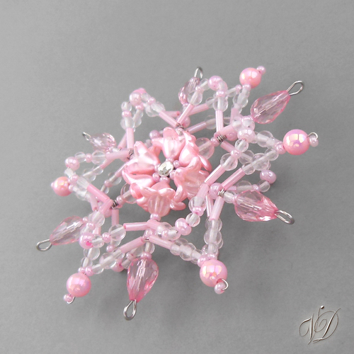 Originální vánoční korálková hvězda TRIO - KO101