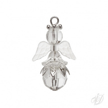 Korálkový andělíček pro štěstí H (KO152)