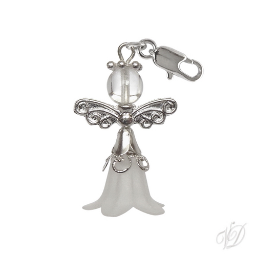 Přívěsek s karabinkou 0853 - Andělíček pro štěstí K