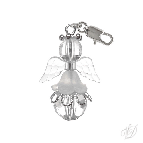 Andělíček přívěsek s karabinkou pro štěstí T (0874)