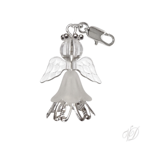 Andělíček přívěsek s karabinkou pro štěstí G (0962)