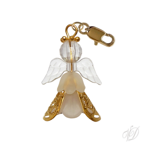 Andělíček přívěsek s karabinkou pro štěstí M (1000)