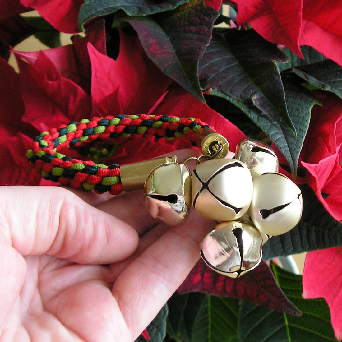 vánoční zvonění červeno-zlaté