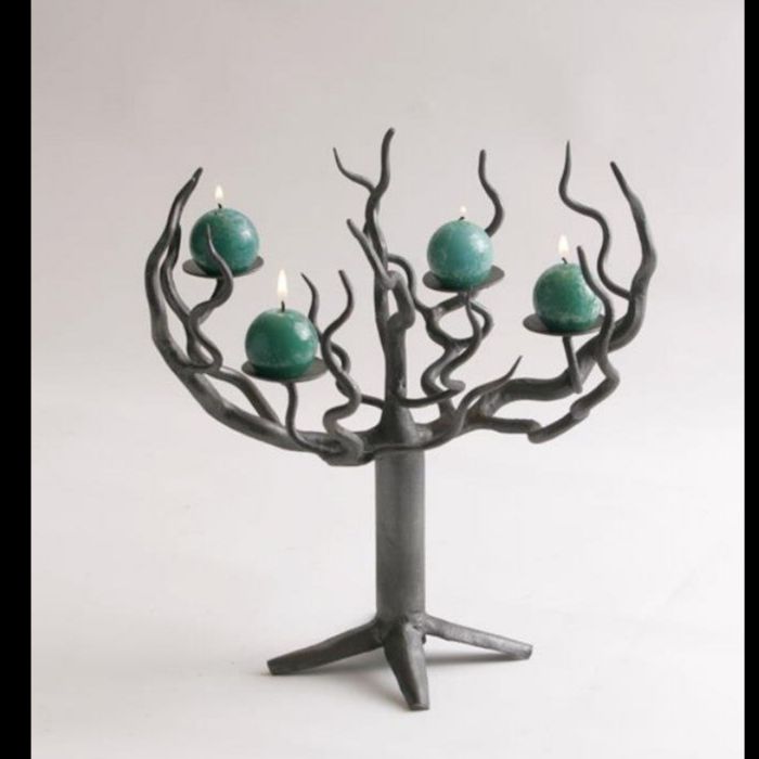 Kovaný svícen Jablůňka A22