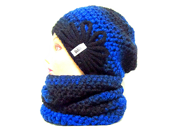 ༺♥༻ SOUPRAVA ČEPICE A NÁKRČNÍKU ༺♥༻