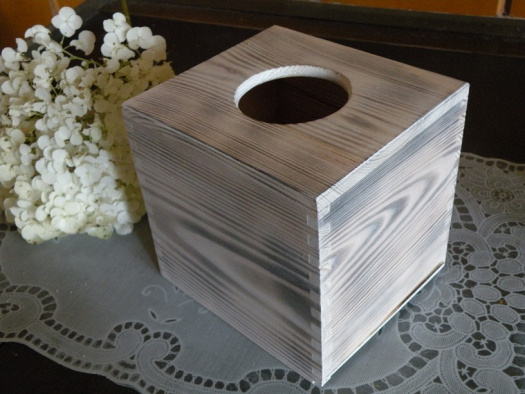 Krabička na kapesníky - krása dřeva 