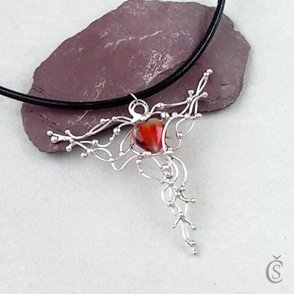 Andílek se srdíčkem z Achátu