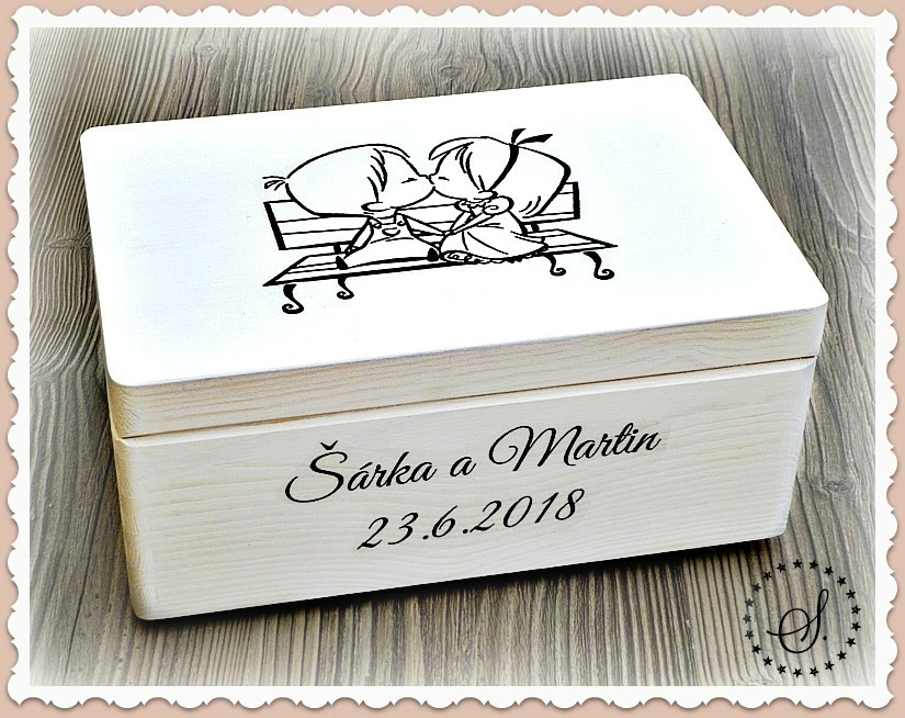 svatební truhla na přáníčka , fotky a jiné potřebné věcičky