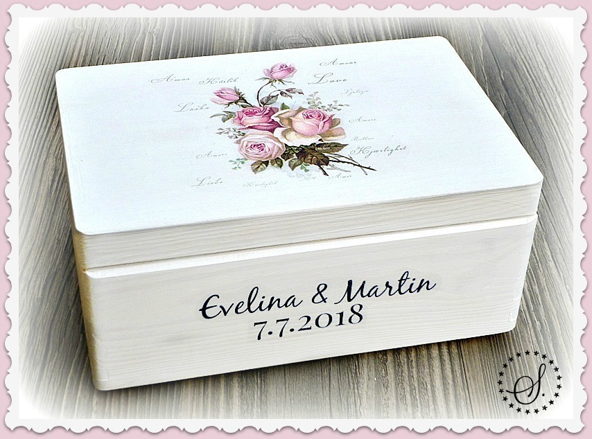 svatební truhla na přáníčka , fotky a jiné potřebné věcičky