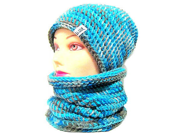 SOUPRAVA MERINO ČEPICE + NÁKRČNÍK