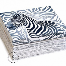 krabička - truhlička - šperkovnice - zebra