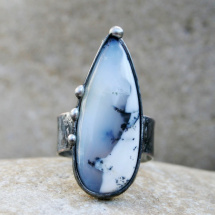 Dendritický opál přívěsek/náhrdelník