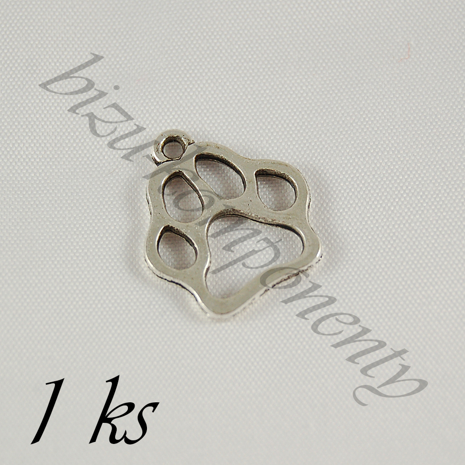 Větší tlapka, stříbrná barva (02 0401)
