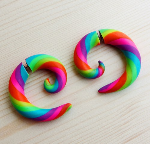 vzorované falešné roztahováky