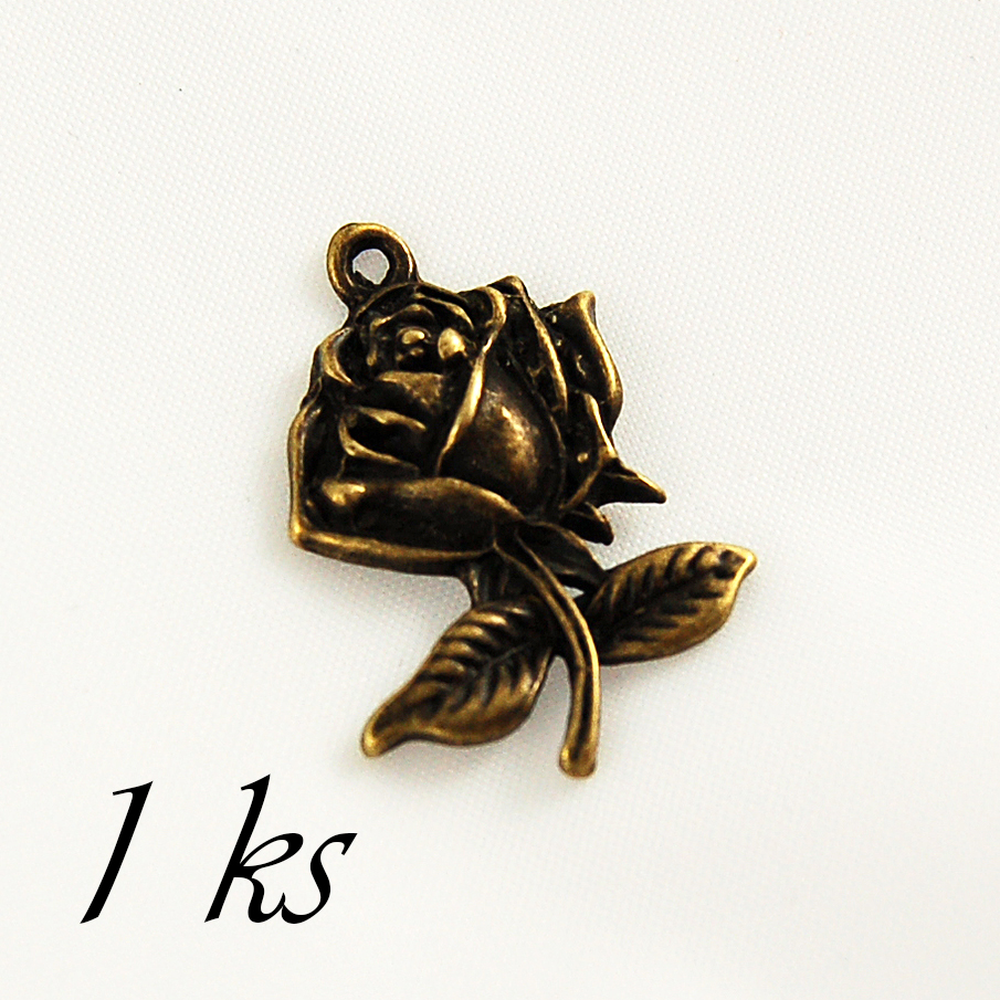 Růže, bronzová barva (02 0052)