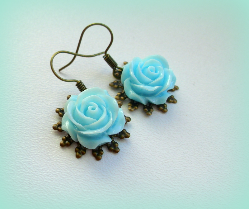 Rozkvetlé náušnice