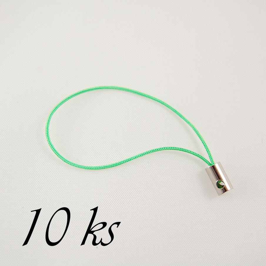 Zelené poutko na mobil 10ks (41 0014)