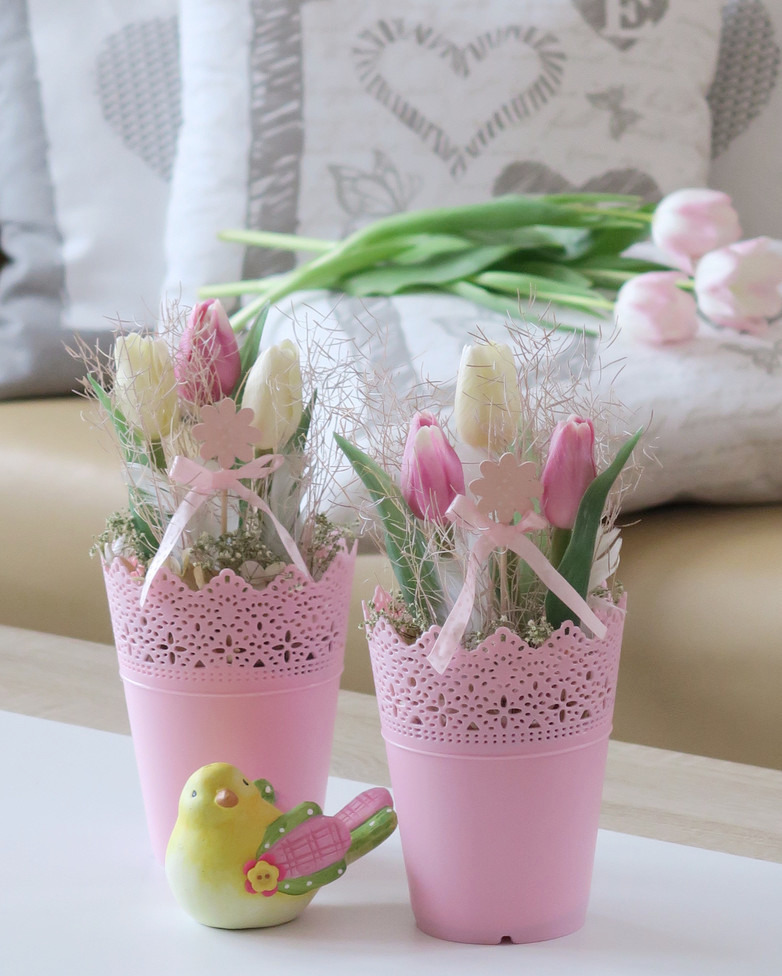 Dekorace "Něžné pozdravy jara" 