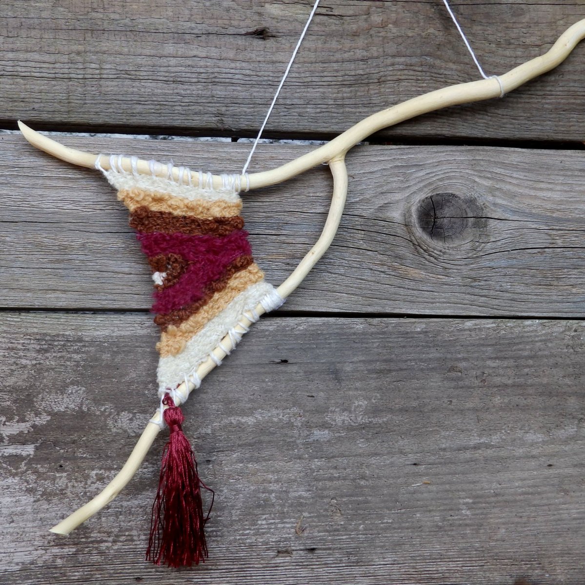 Tkaná dekorace - pouštní písky