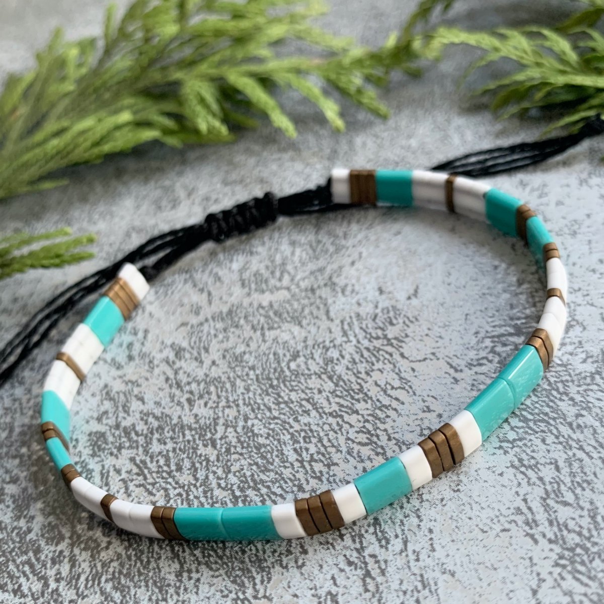 Miyuki Tila náramek č. 12