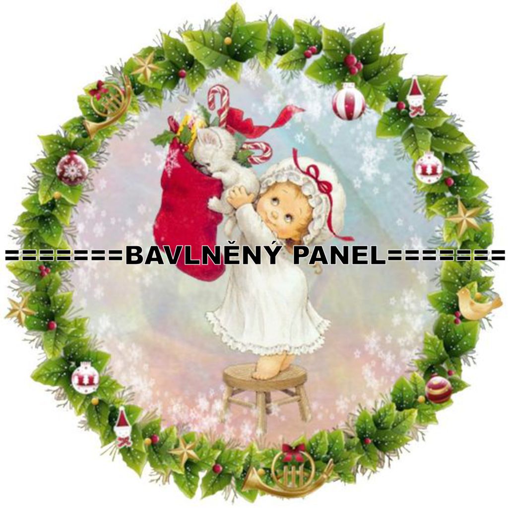 BAVLNĚNÝ PANEL - VELKÝ 10 X 10 cm VanK10