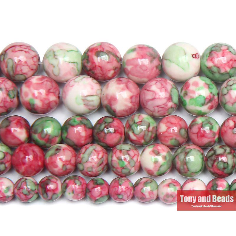 Korálky přírodní kámen 8mm (5ks) - barevný kámen