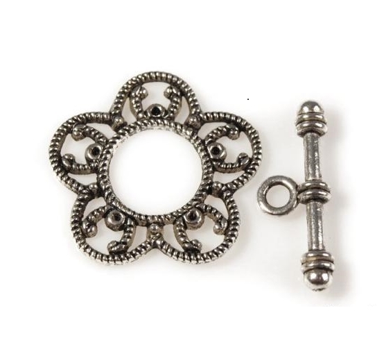 Americké zapínání 25mm KVĚTINKA