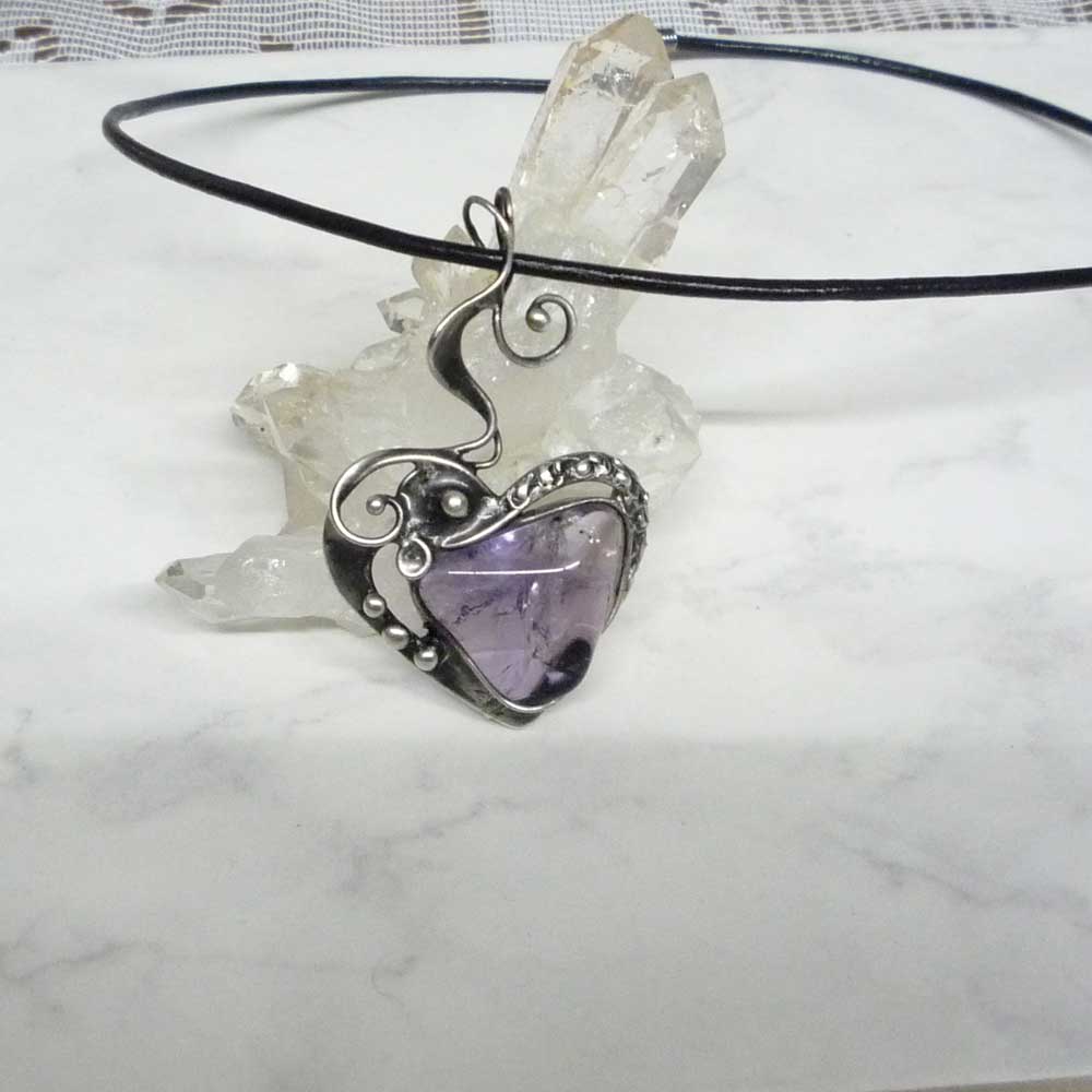 Srdíčko s ametrínem