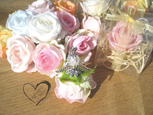 přívěsek Anděl - růžička v dárkovém balení 4.