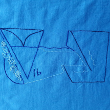 Vyšívané pánské tričko vel. XL s obrazem