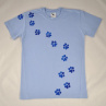 Sv. modré dětské tričko s kočičími stopami (10 let) 6239380