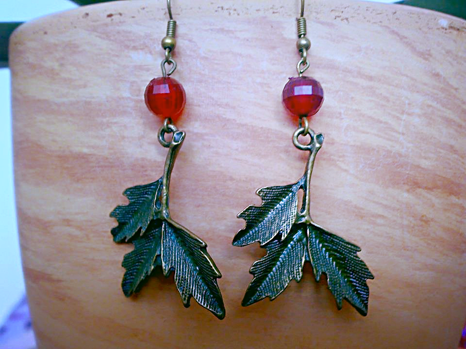 Náušnice listy