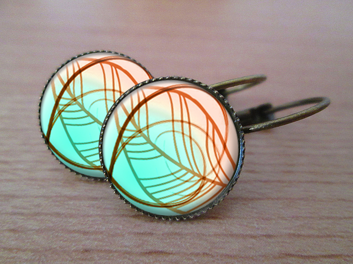 VINTAGE VISACÍ NÁUŠNICE - Až nastane podzim