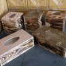 Krabička na kapesníky - Krása dřeva ornament kostka