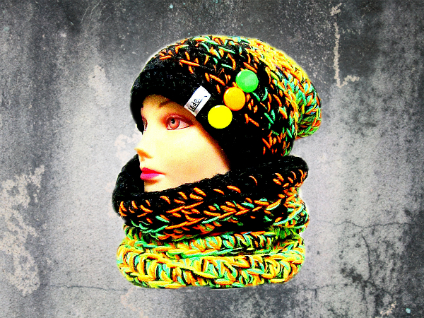 SOUPRAVA ČEPICE A NÁKRČNÍKU 1420