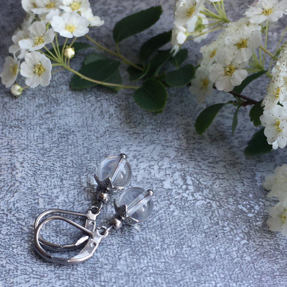 Náušnice s křišťálem