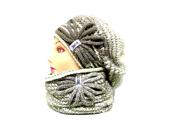 SOUPRAVA BARETKY A NÁKRČNÍKU OMBRÉ