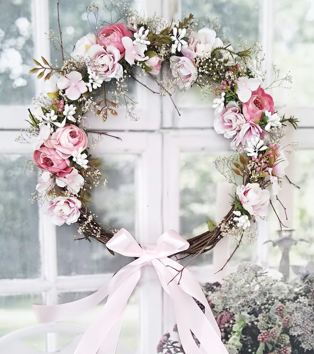 Jemný romantický věneček