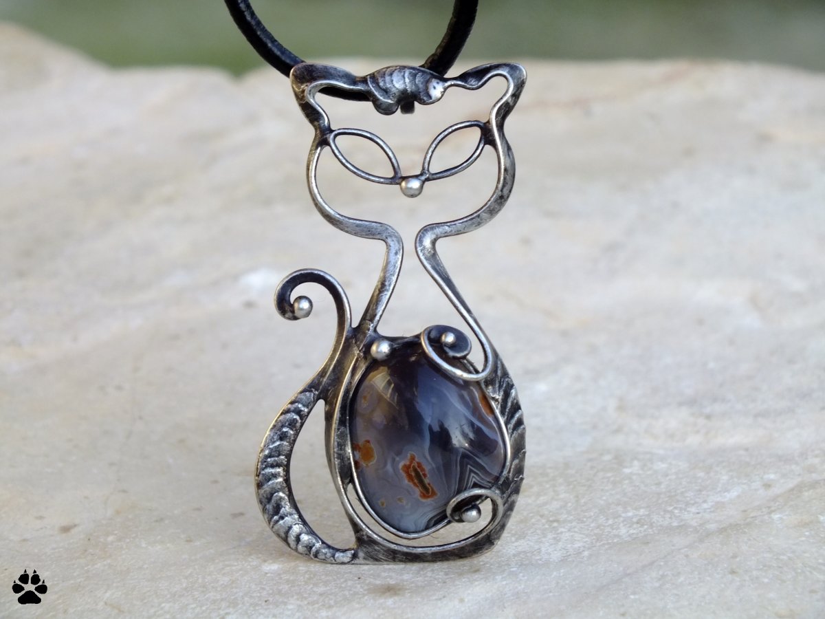 Kocourek Benji - achát 