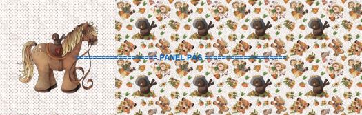 Panel - varianta bavlna,úplet či letní softshell  50x145cm/úplet 157cm, 139cm soft   224-318