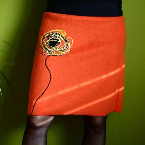 Sukně zimní fleecová